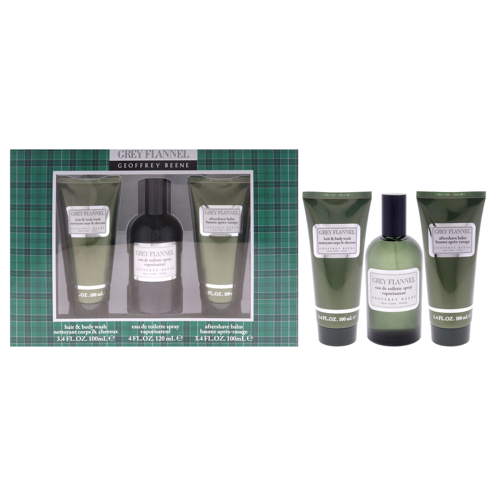 Grey Flannel by Geoffrey Beene 3 Pc Gift Set